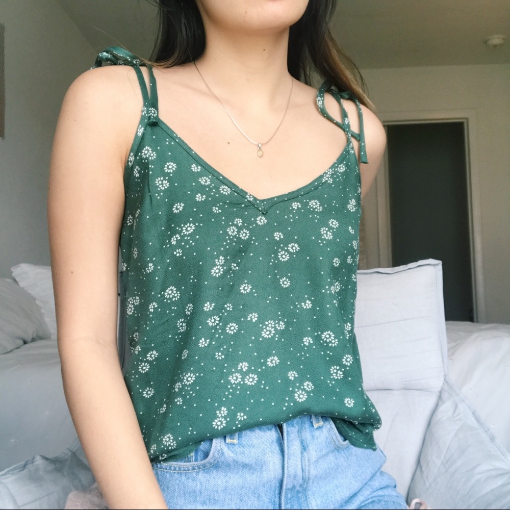 Abercrombie and Fitch Satin Tank Top